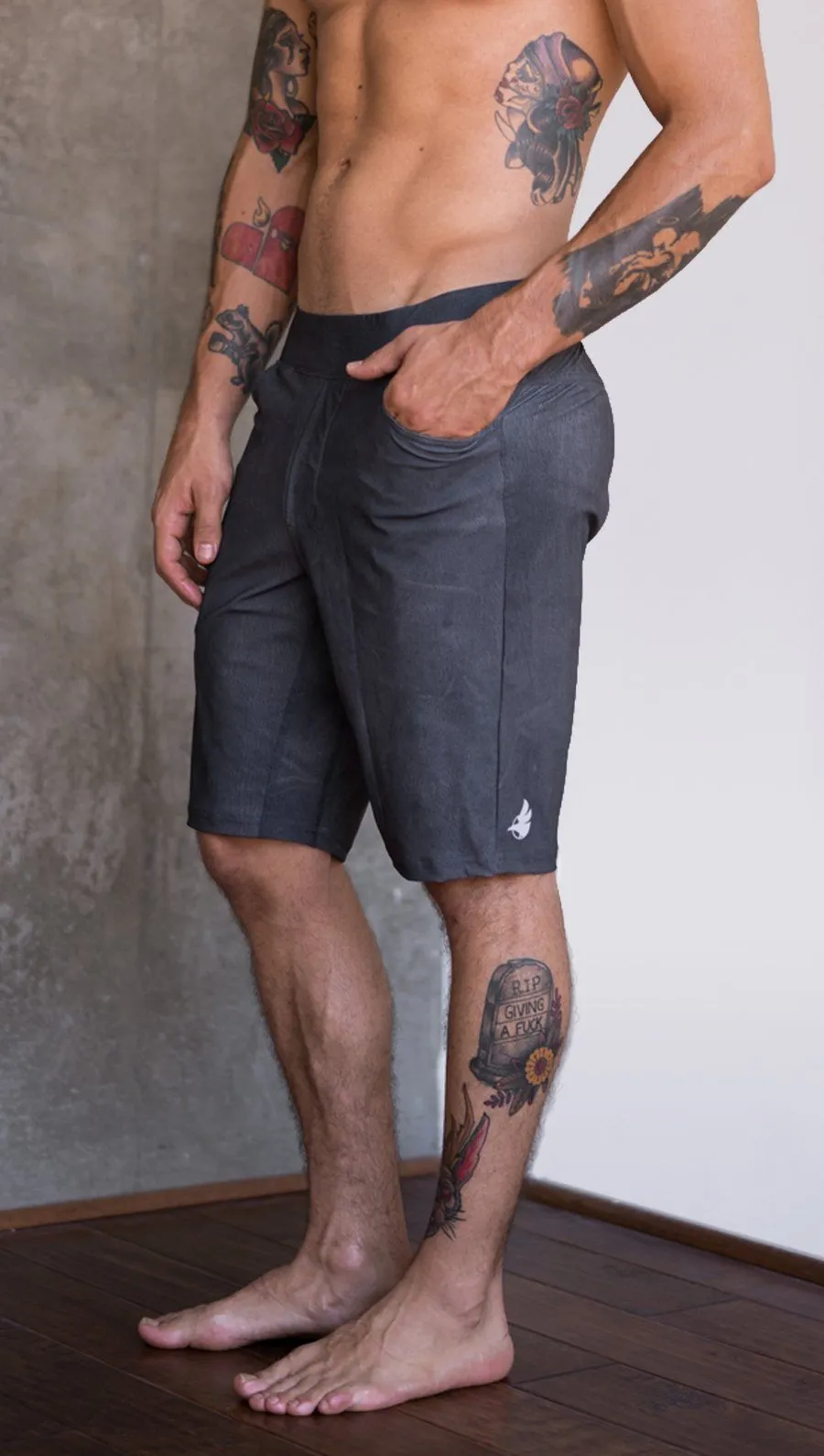 Men's - Gray Shorts 10.5" Inseam