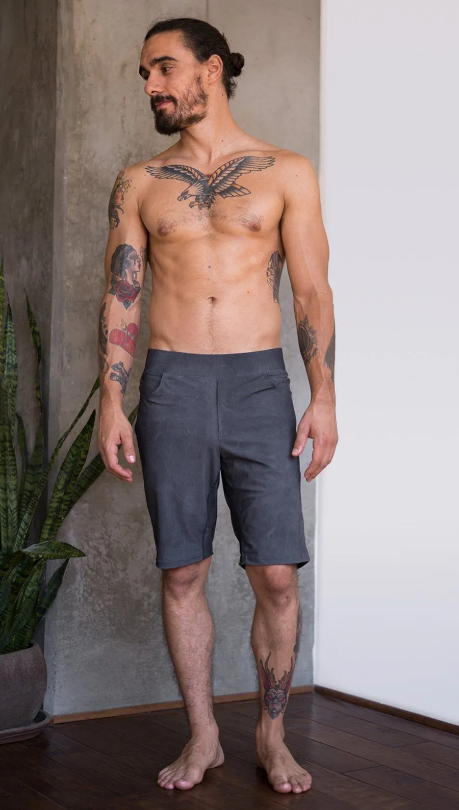 Men's - Gray Shorts 10.5" Inseam