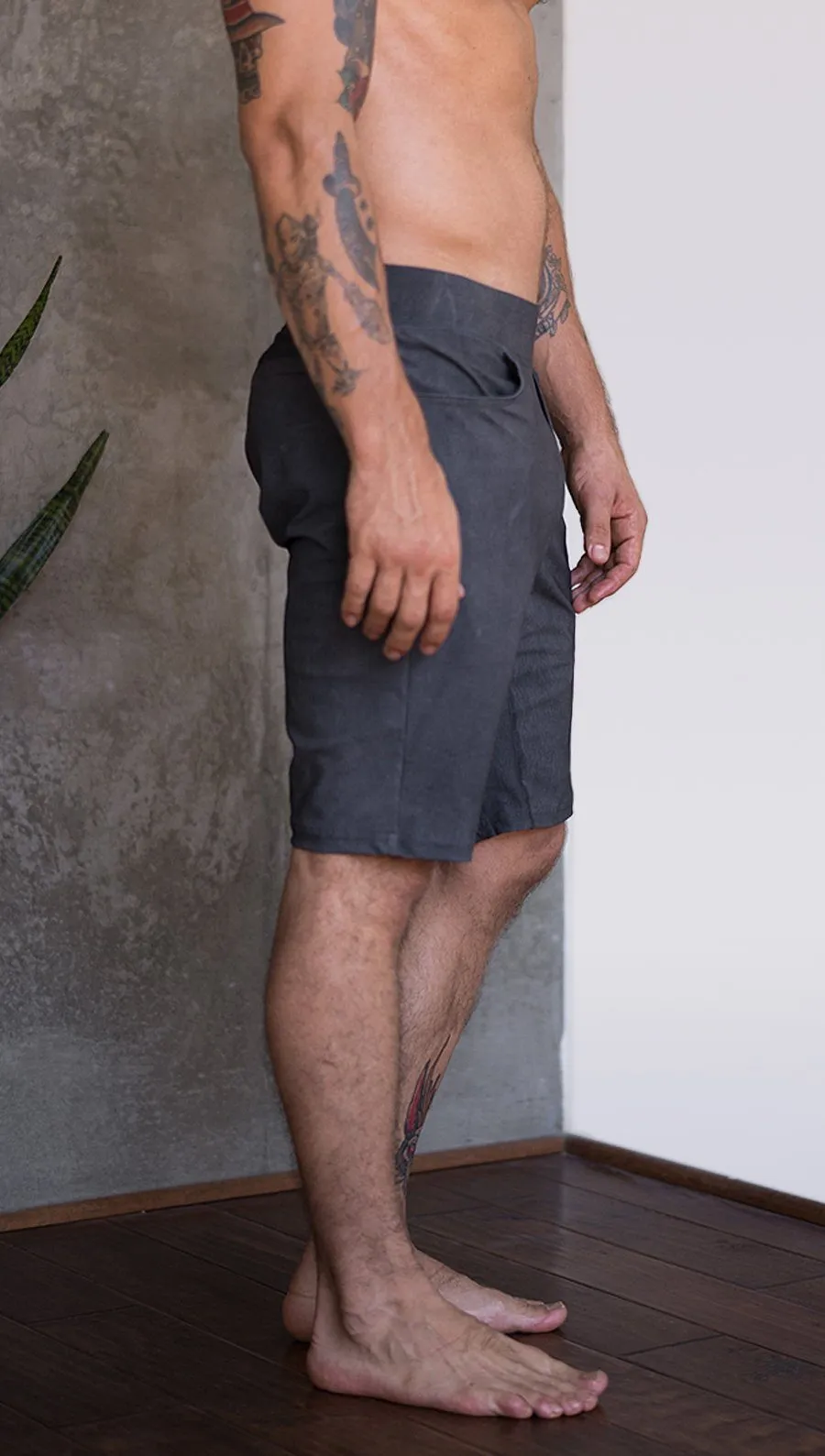 Men's - Gray Shorts 10.5" Inseam