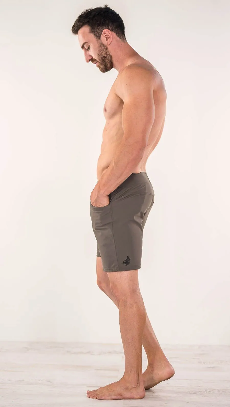 Men's - Taupe Shorts 7" Inseam