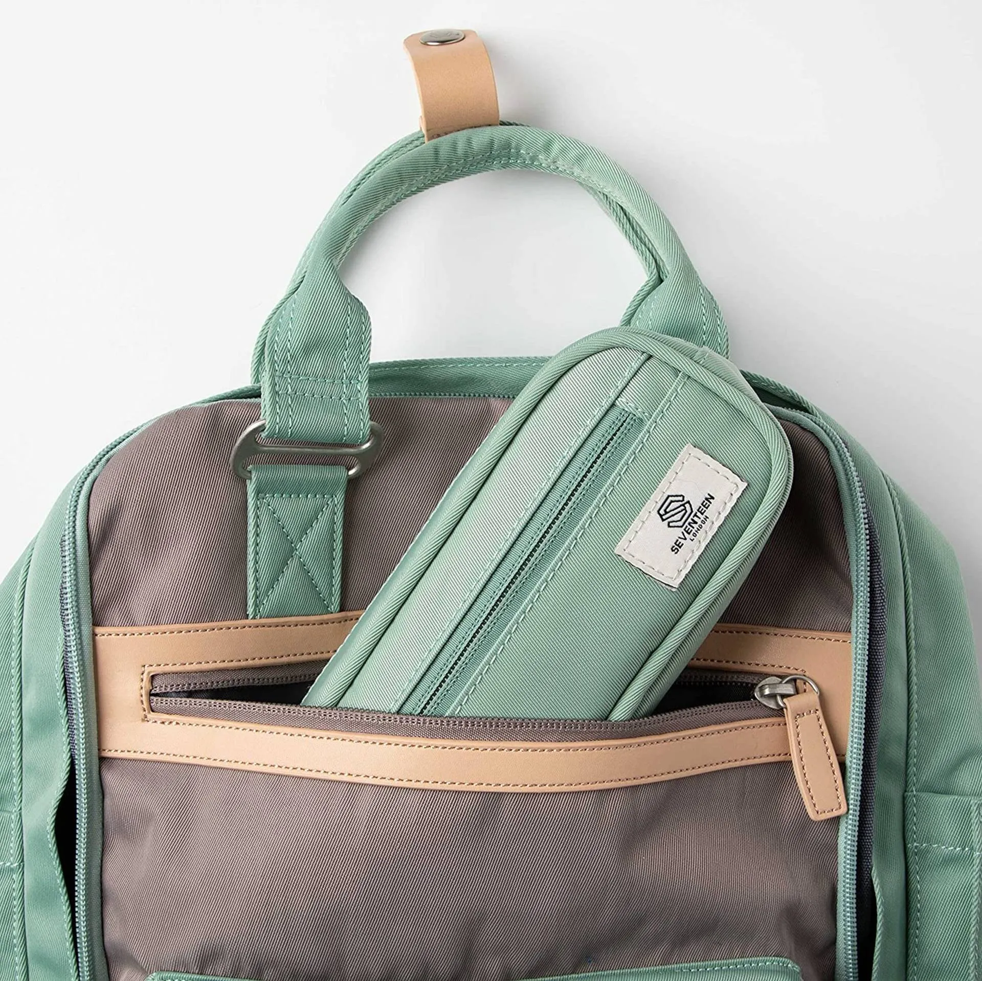 Mitcham Pencil Case - Pastel Green