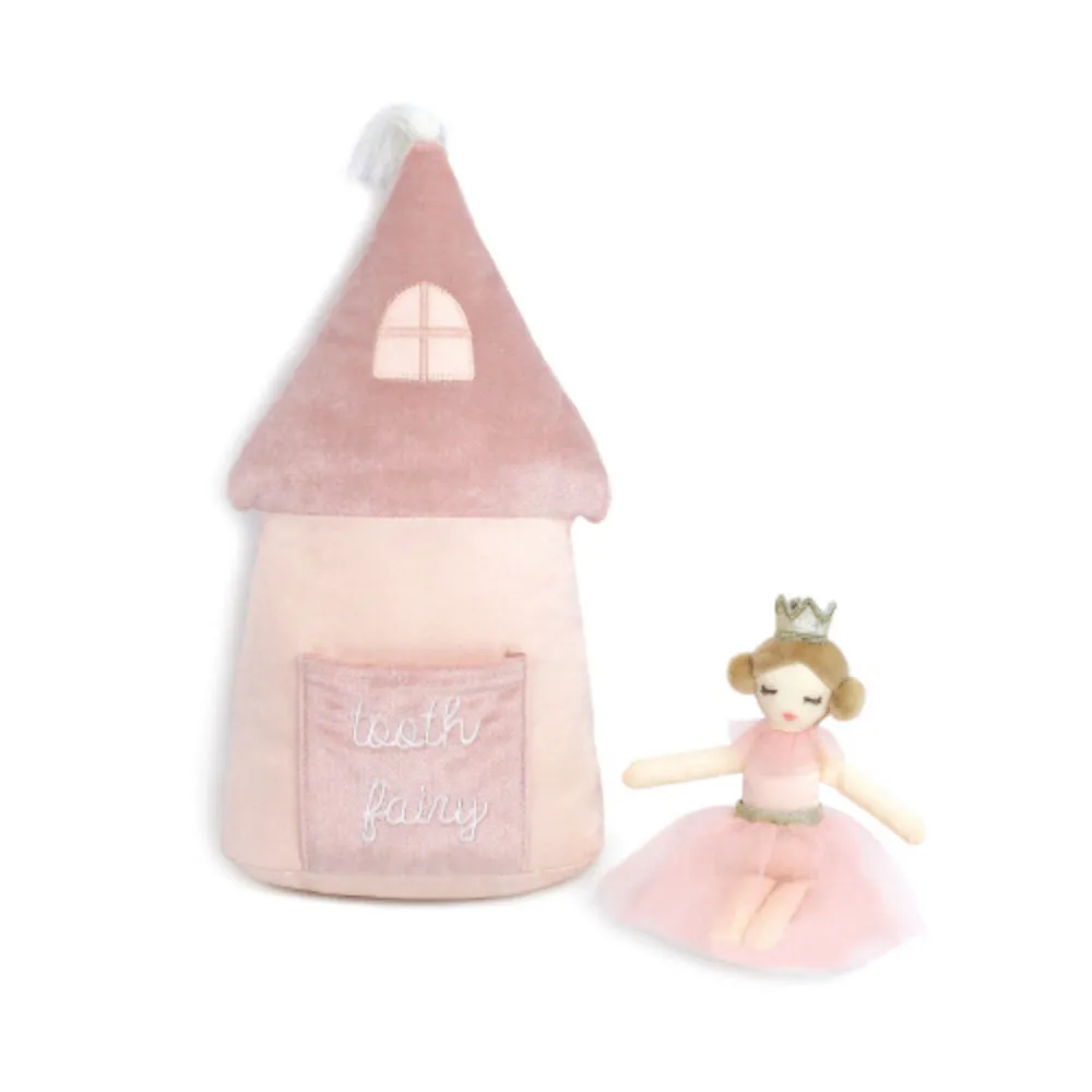 Mon Ami Princess Castle Tooth Fairy Pillow and Doll Set