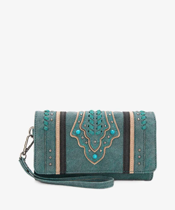 Montana West Whipstitch Wristlet