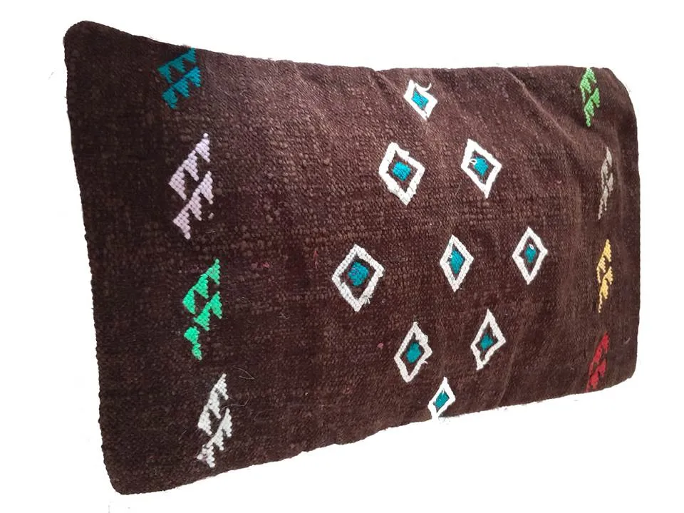 Moroccan Berber Pillow / Cushion Cover - Kilim - Dunes