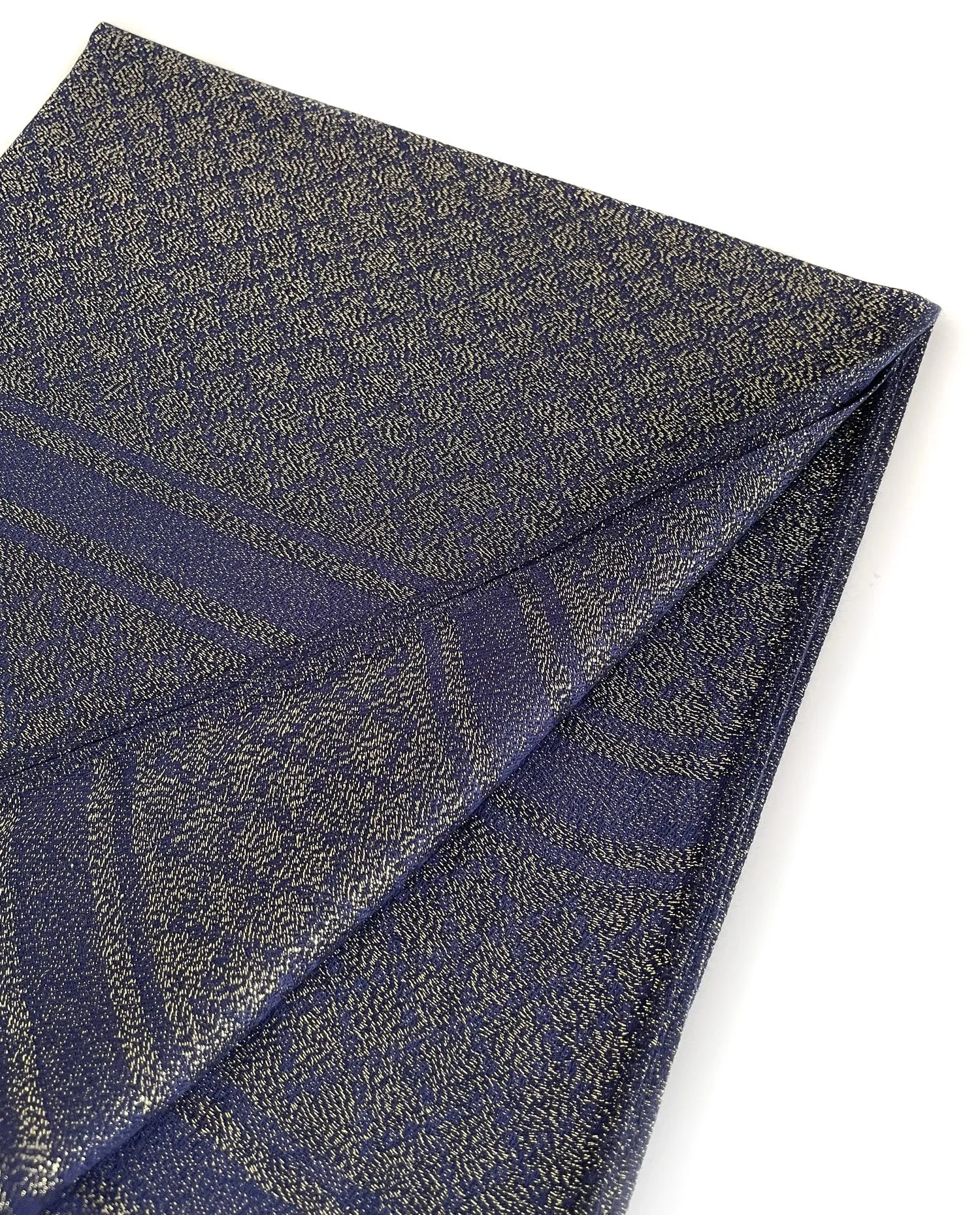 NAVY BLUE SPARKLY METALLIC EVENING SHAWL SCARF