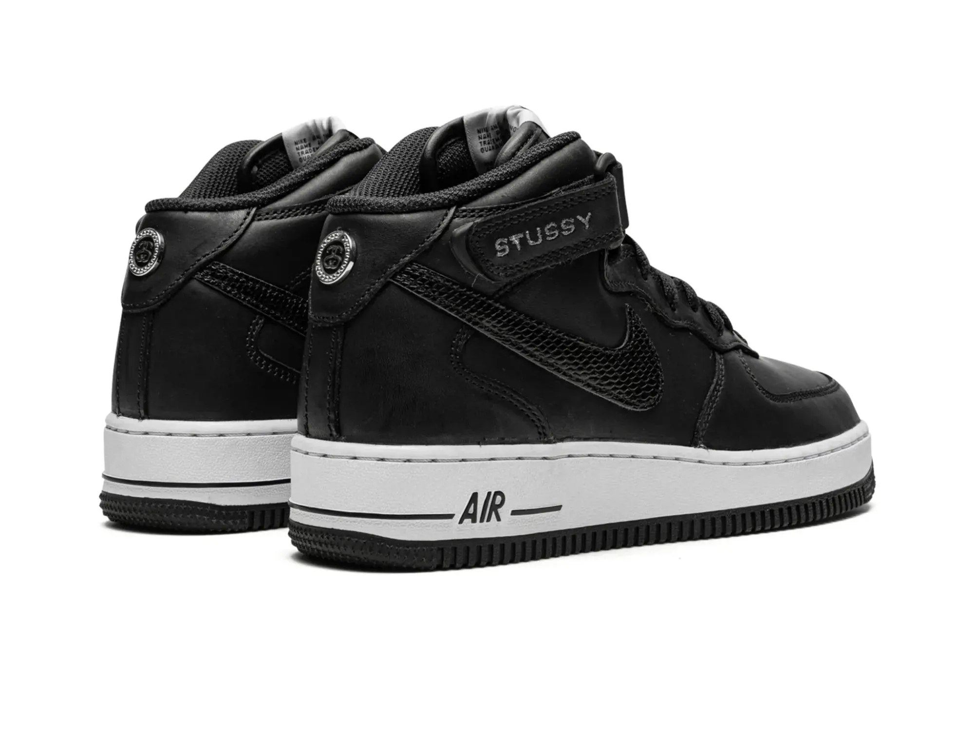 Nike Air Force 1 Mid X Stüssy "Black White"