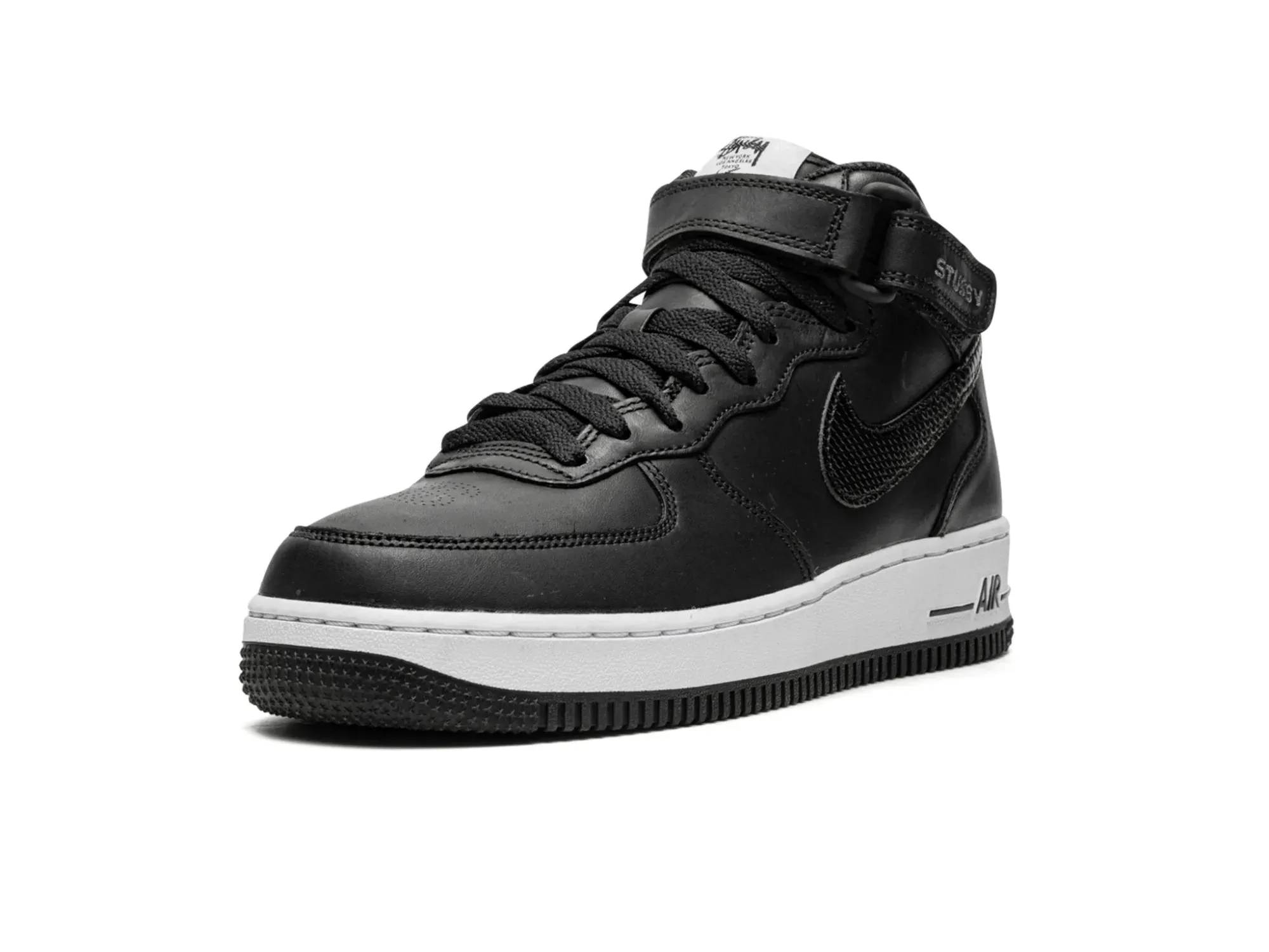 Nike Air Force 1 Mid X Stüssy "Black White"