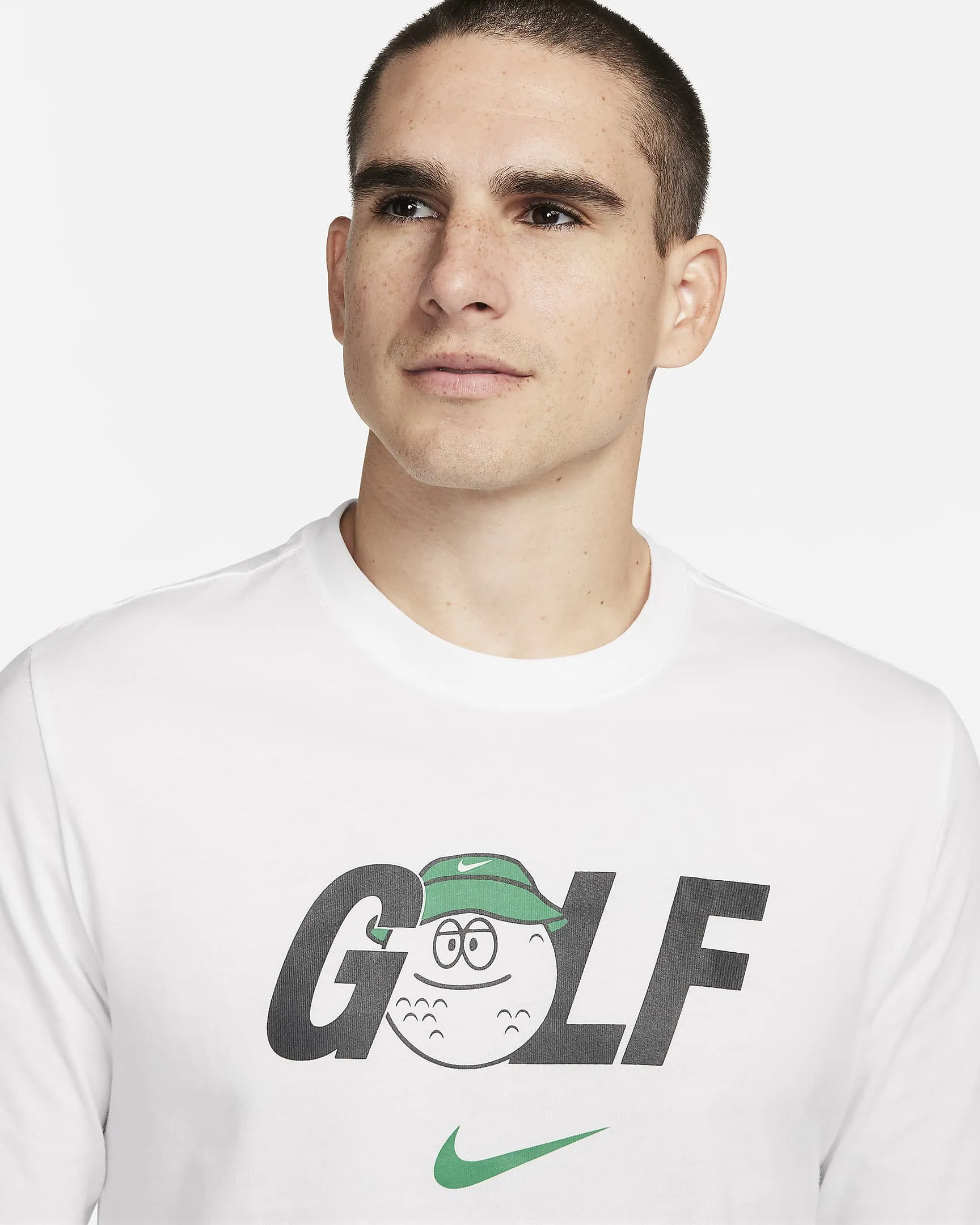 Nike Men's Long Sleeve Golf T-Shirt - White