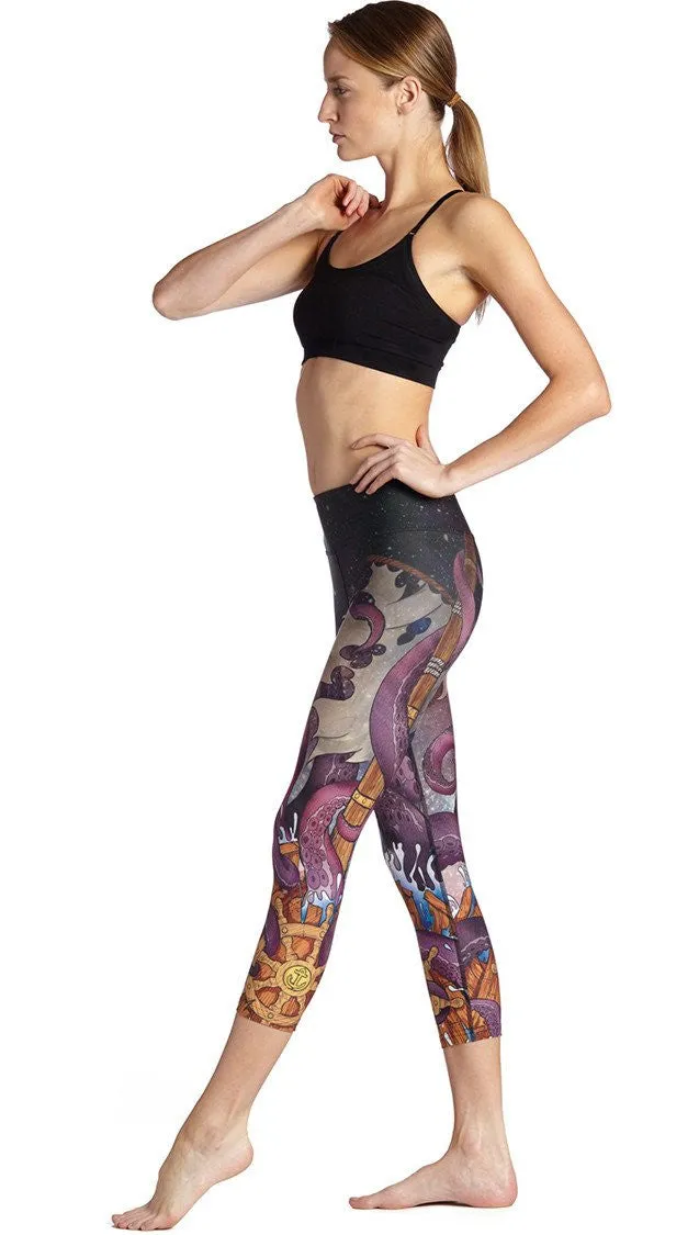 Octopus - Triathlon Capri Leggings - CUSTOM ORDER