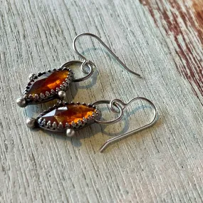 Orange Kyanite Earrings