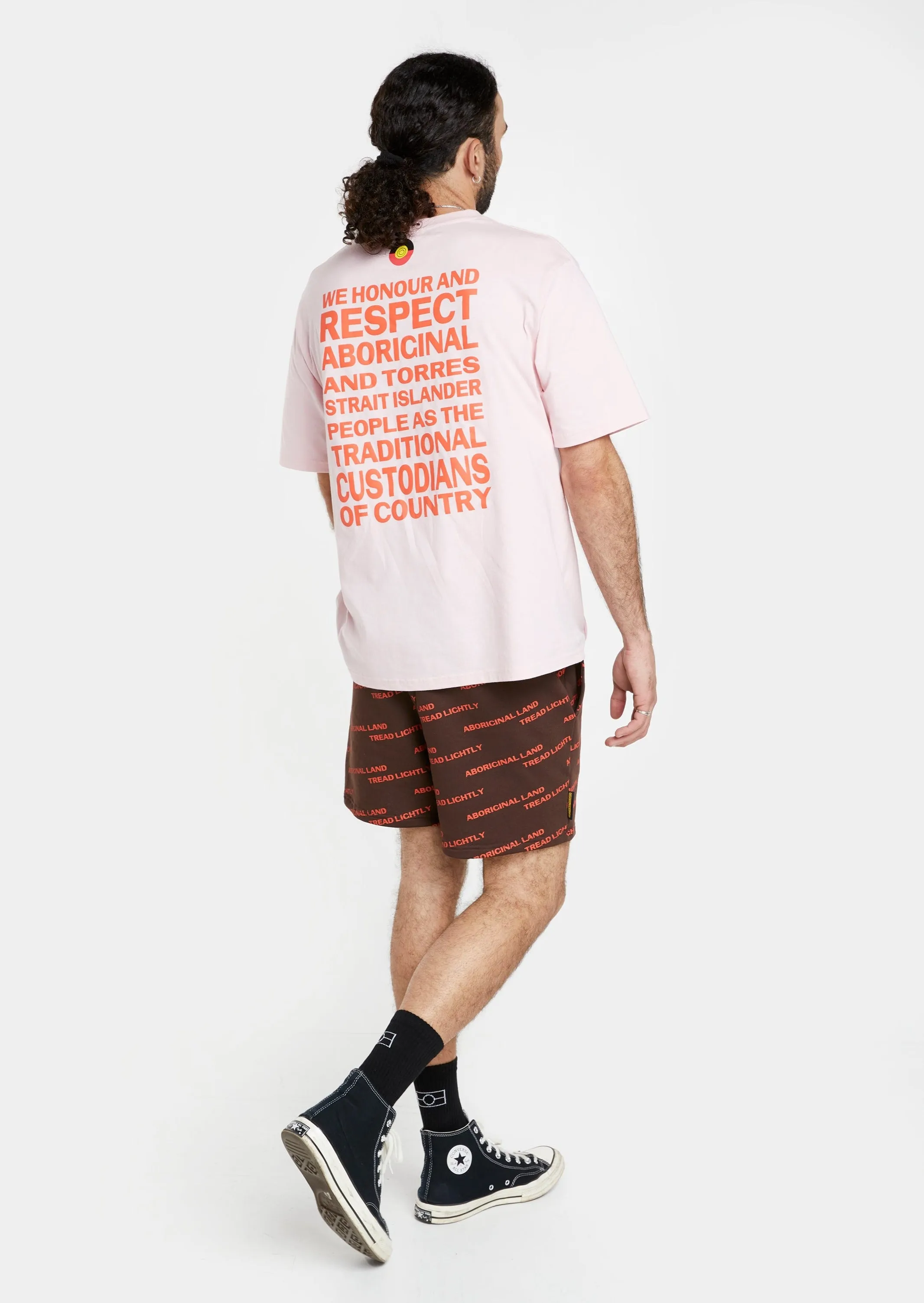 Orange Tread Lightly Shorts