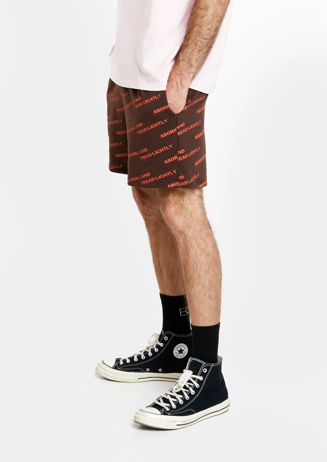 Orange Tread Lightly Shorts