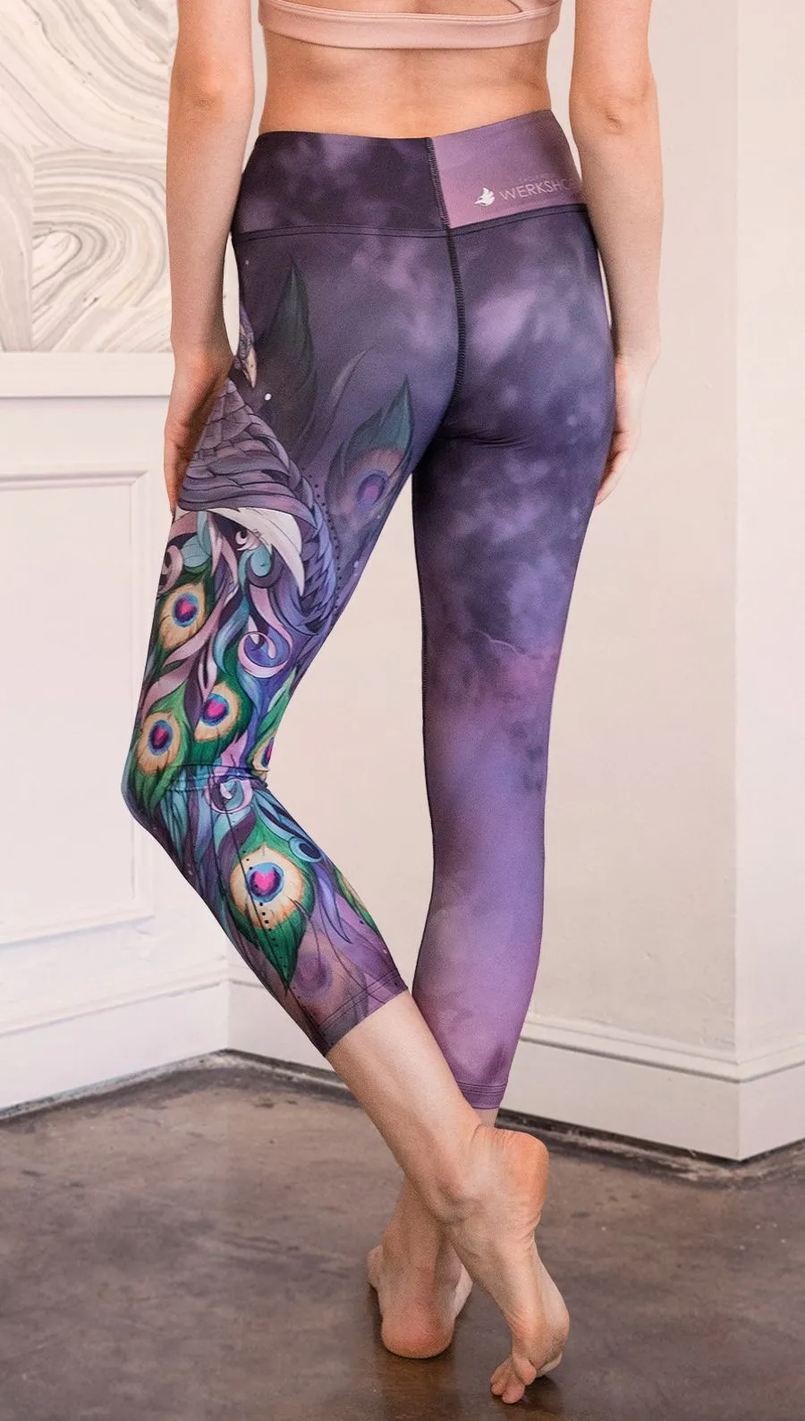 Peacock - Triathlon Capri Leggings - CUSTOM ORDER