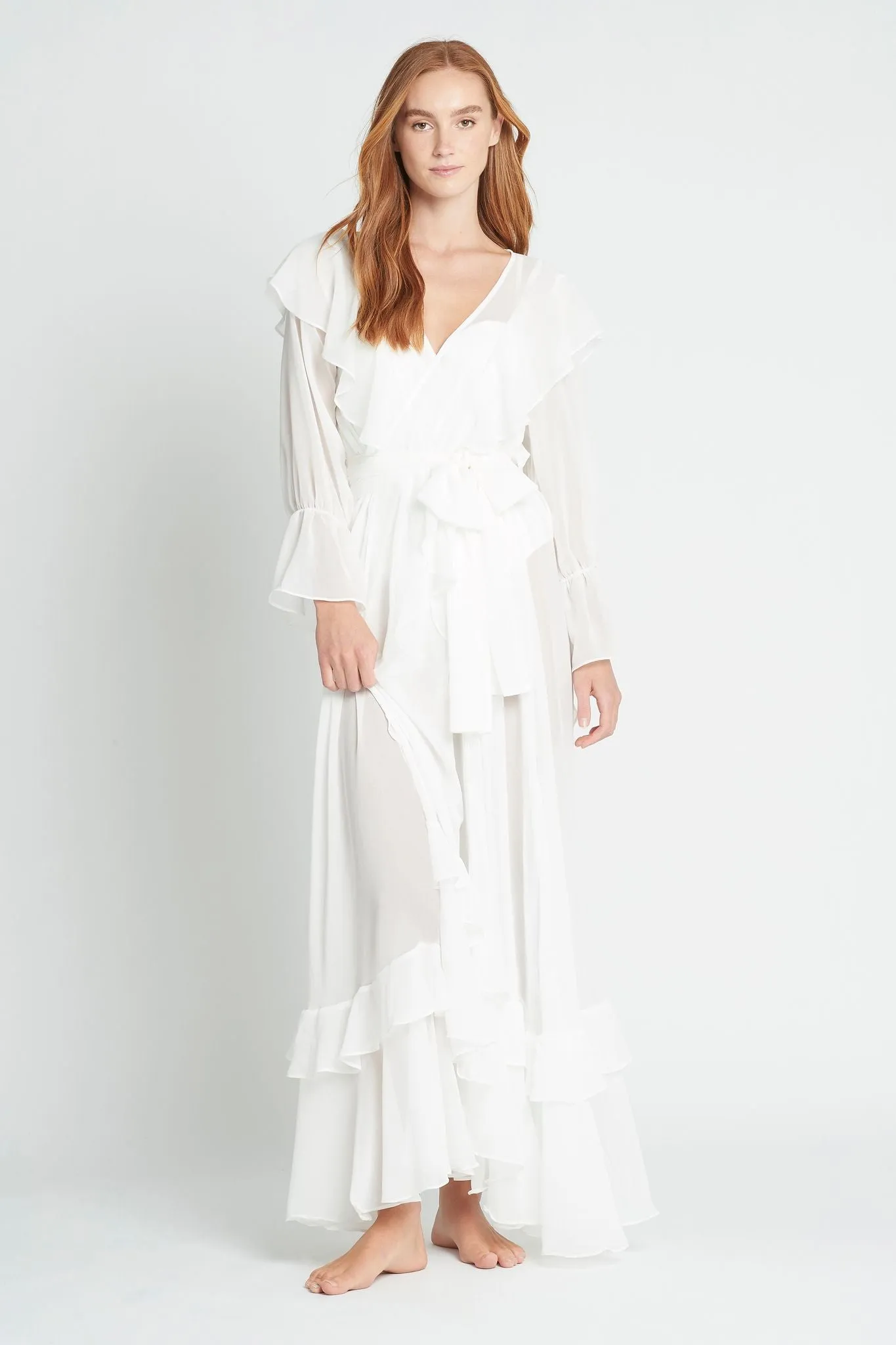 Persphone Robe - White