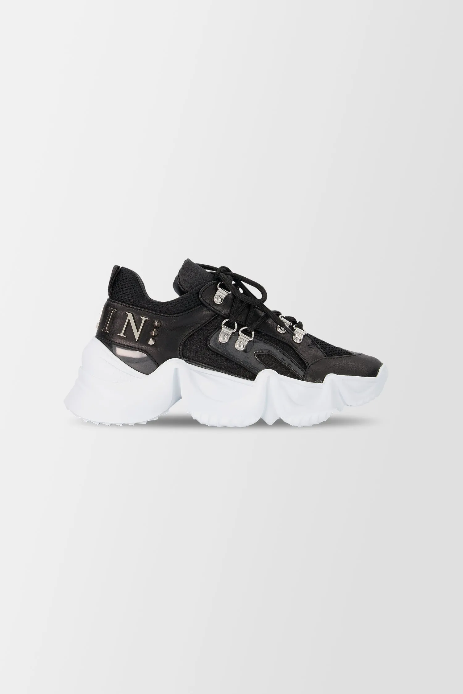 Philipp Plein Black Runner Statement Sneakers