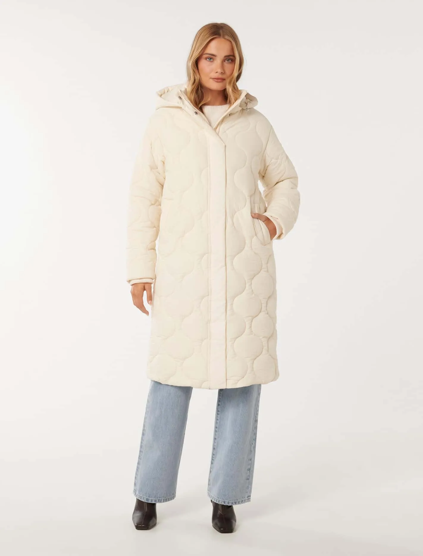 Portia Longline Quilted Puffer Jacket