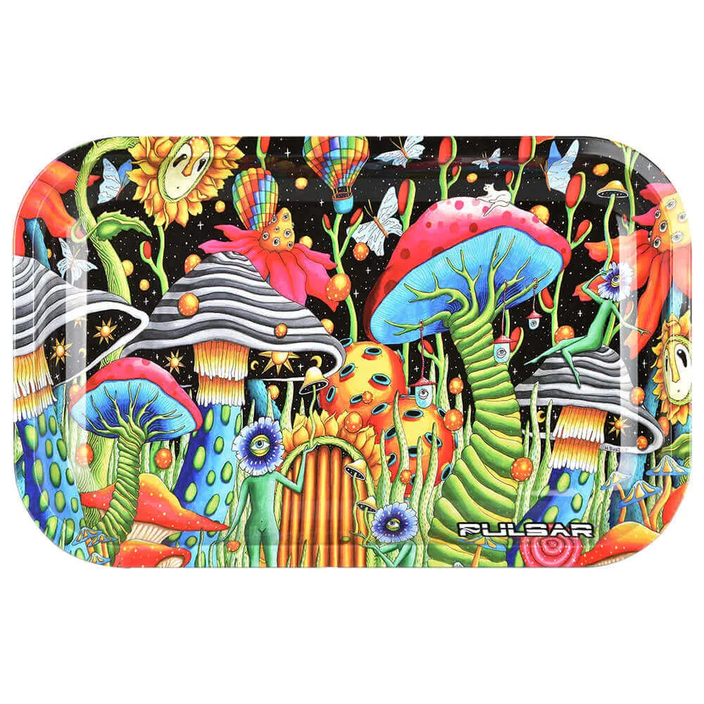 Pulsar Metal Rolling Tray Garden of Cosmic Delights