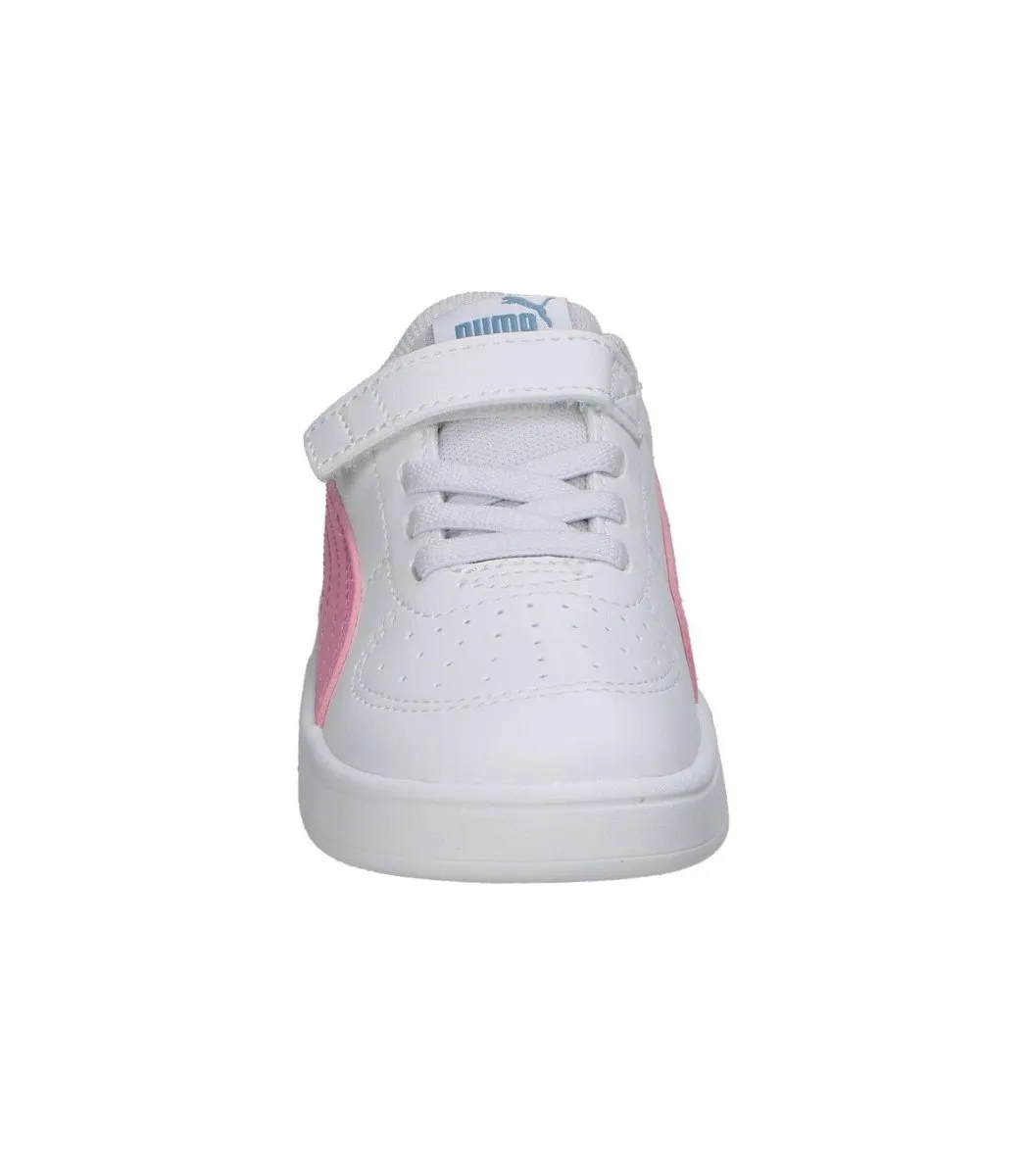 PUMA KIDS RICKIE WHITE/PINK SHOES