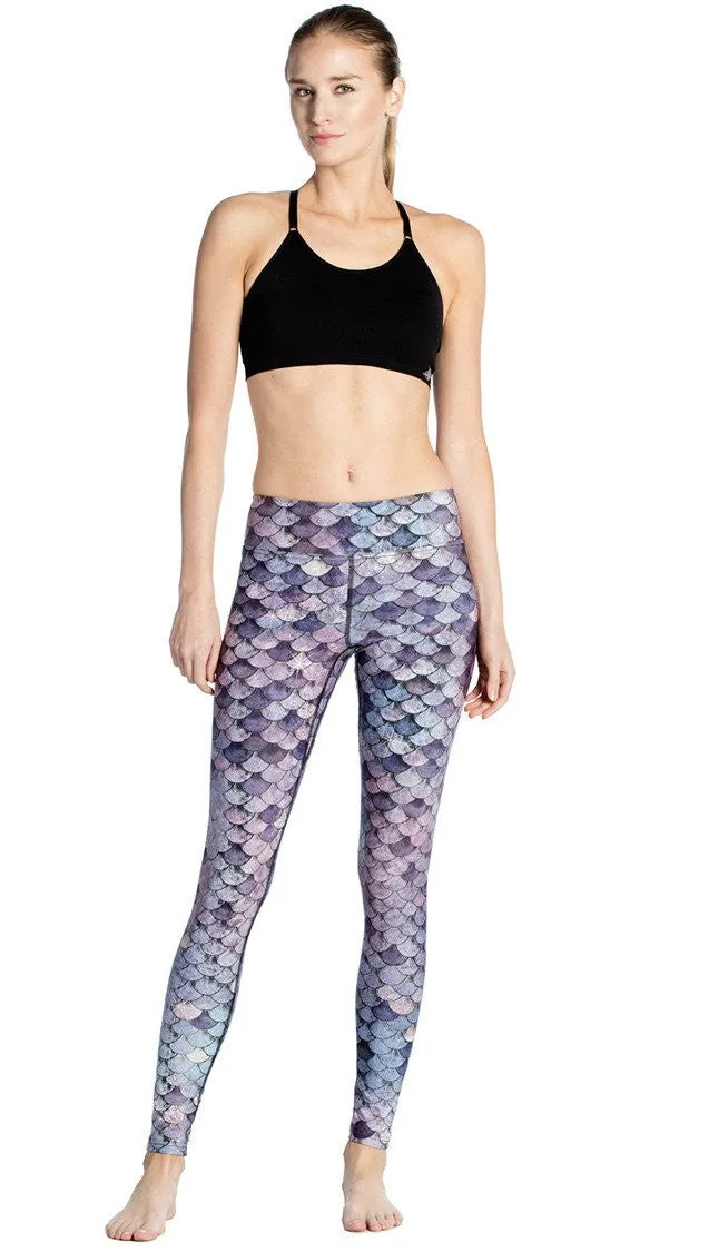 Purple Scales - Full Length Triathlon Leggings - CUSTOM ORDER