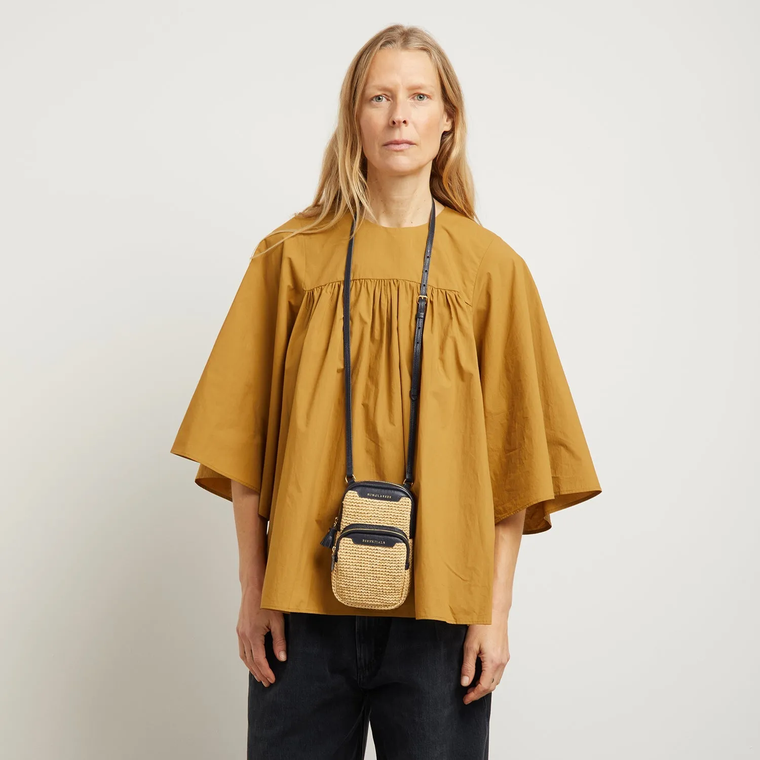 Raffia Essentials Cross-body