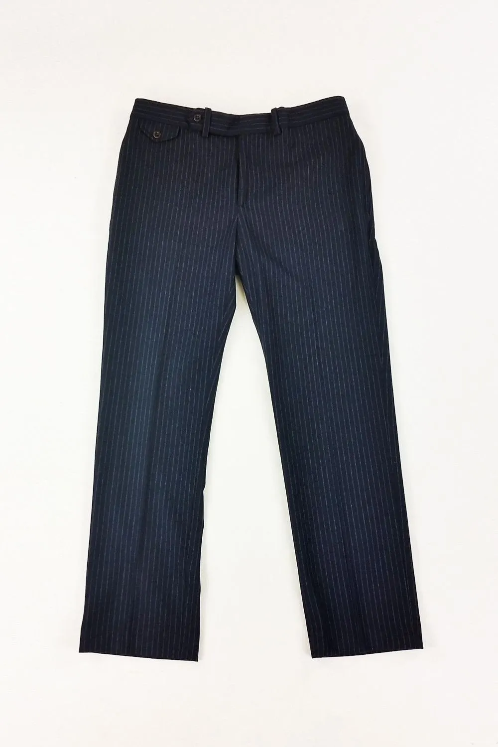 RALPH LAUREN Polo Blue Pinstripe  Formal Trousers (W34 L30)