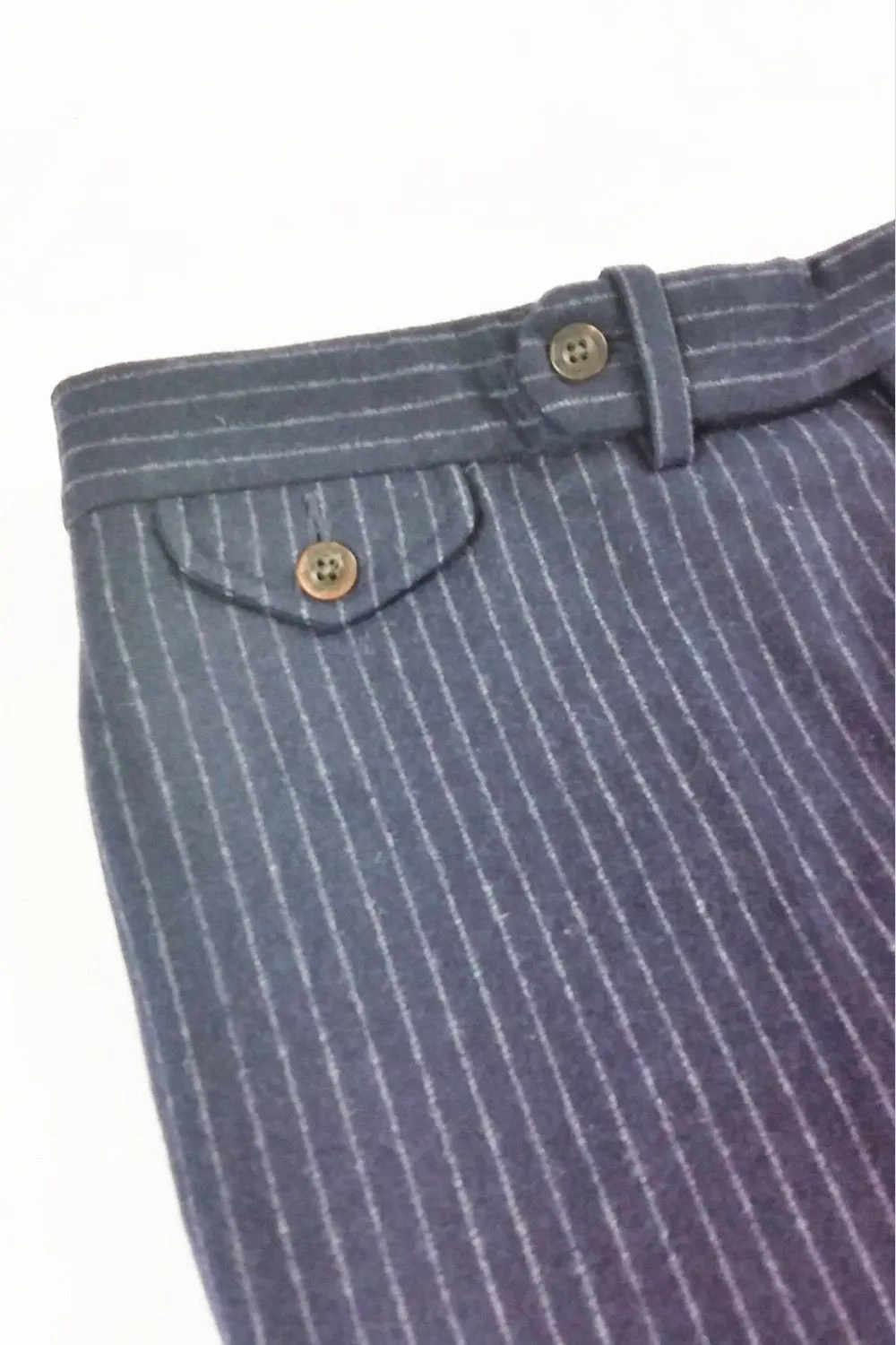 RALPH LAUREN Polo Blue Pinstripe  Formal Trousers (W34 L30)