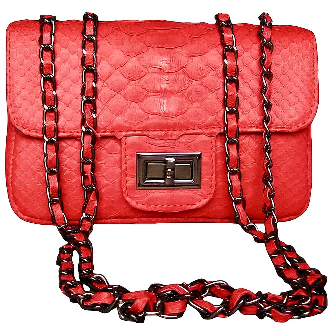 Red Flap Bag SMALL