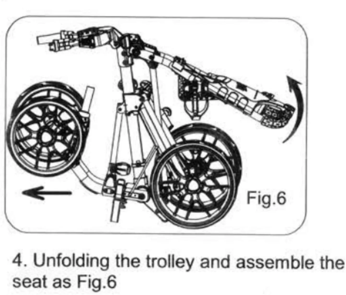 Removable Seat ONE for CaddyCruiser ONE