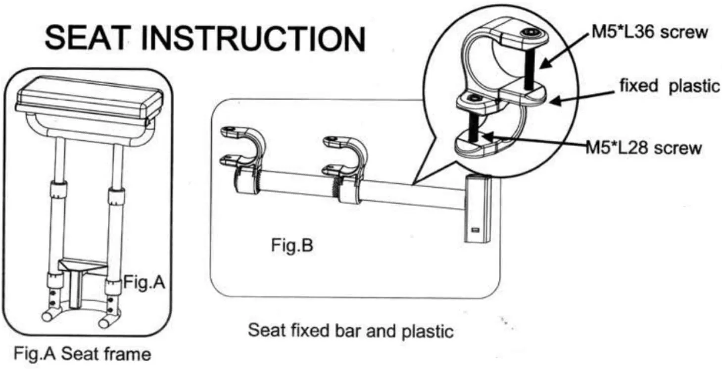 Removable Seat ONE for CaddyCruiser ONE