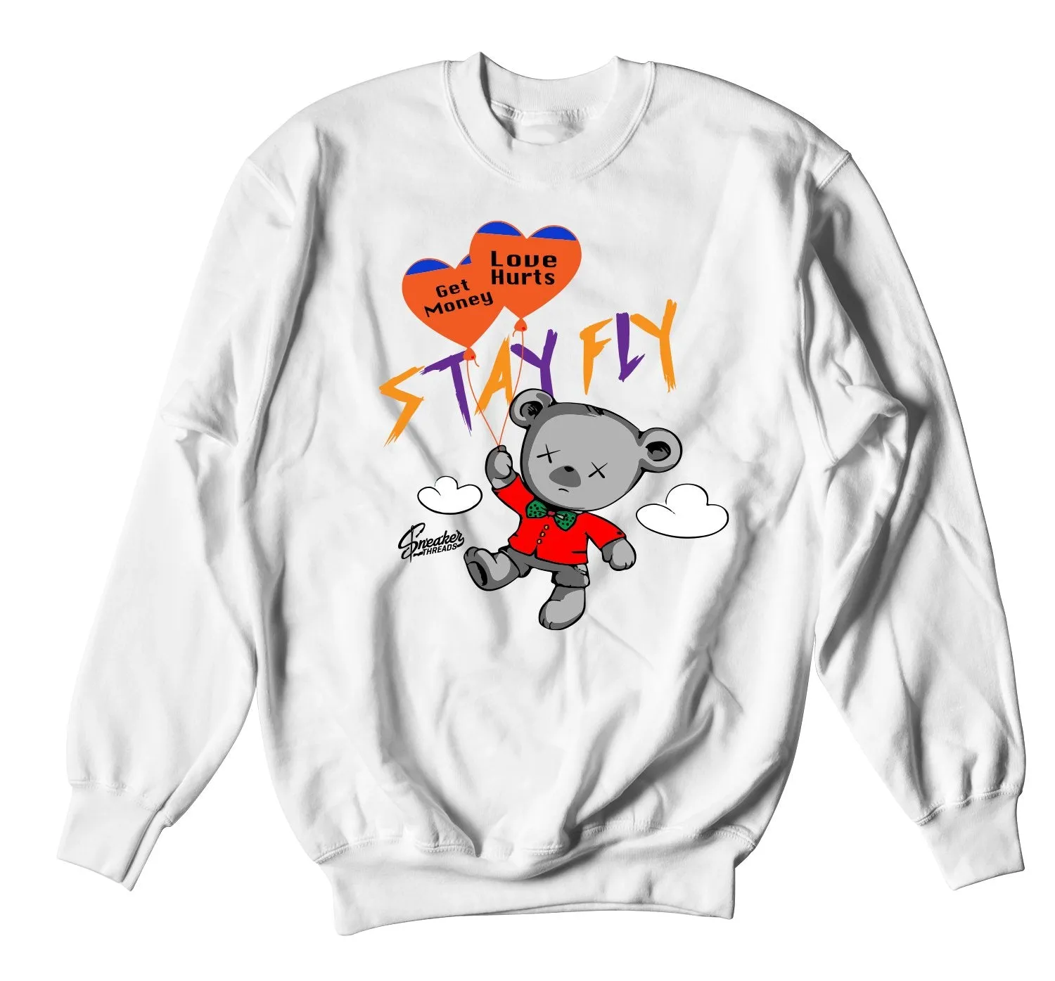 Retro 2 Multi-Color Money Over Love Sweater