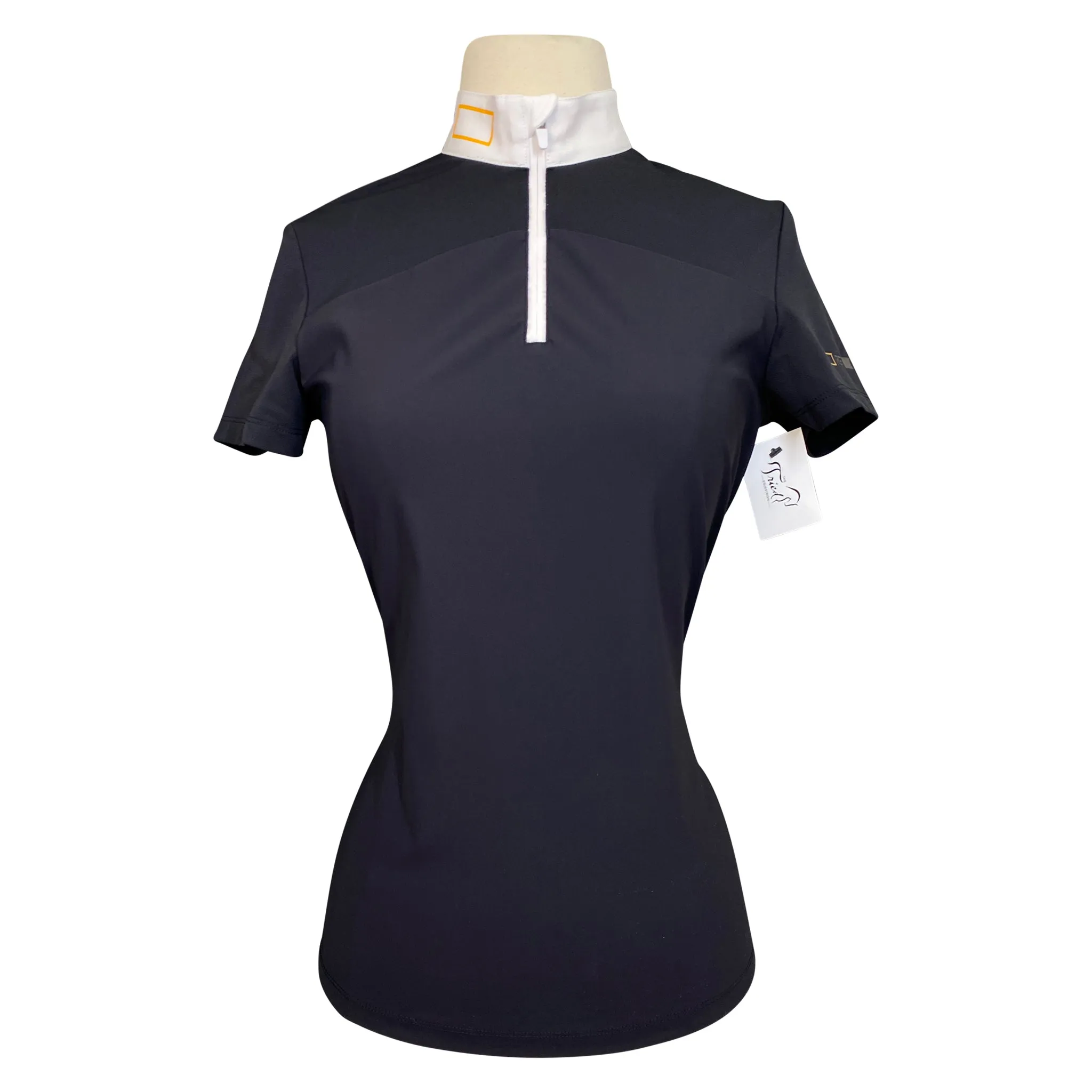 Rider's Gene Competition Polo in Navy / White - Women's Large