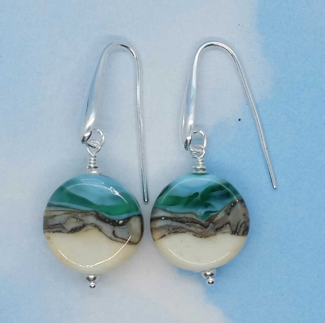 sand and sea earrings