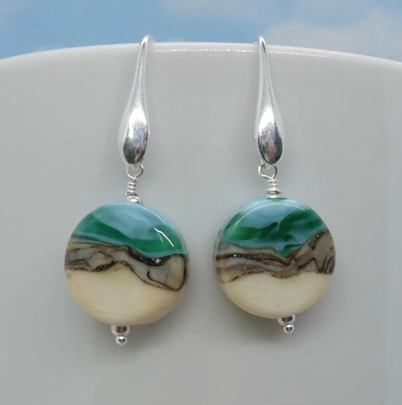 sand and sea earrings