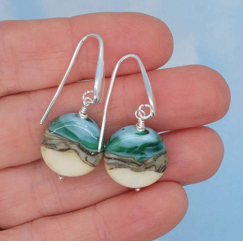 sand and sea earrings