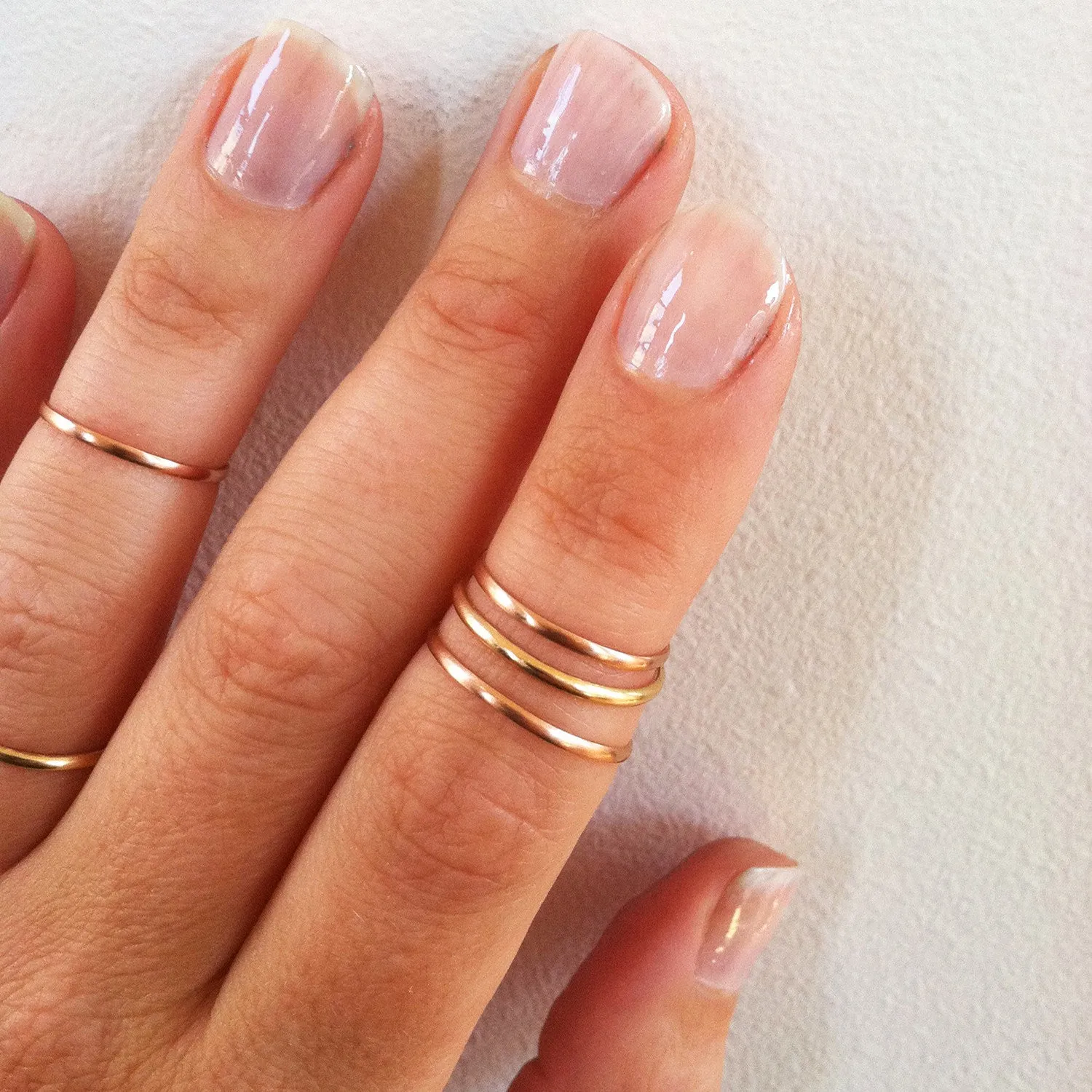 Set of 3 Stacking Knuckle Rings