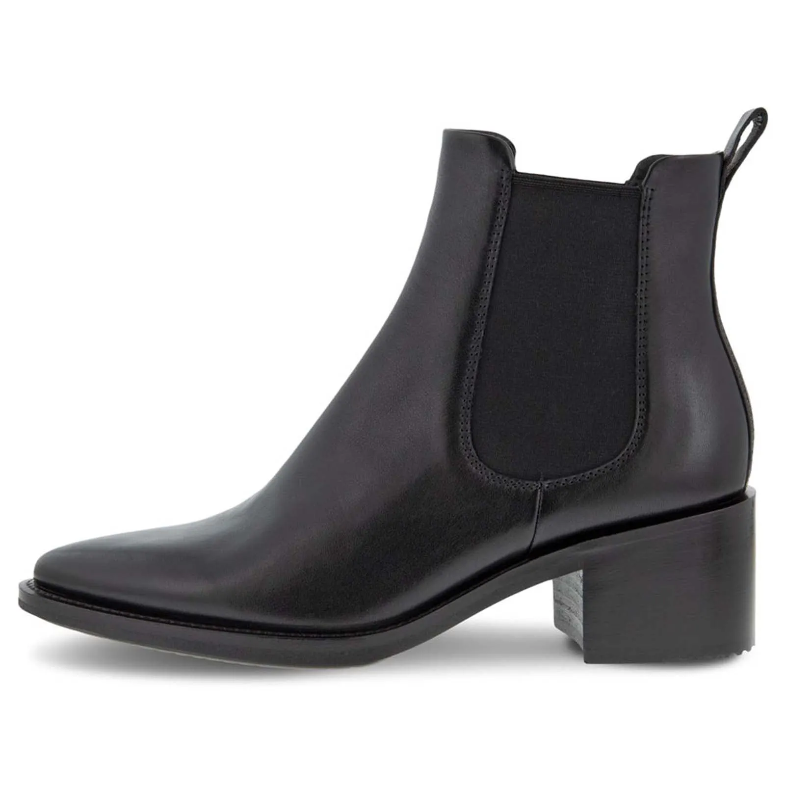 Shape 35 Sartorelle Full Grain Leather Block Heel Women's chelsea Boots