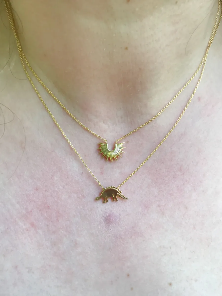 Stegosaurus Necklace