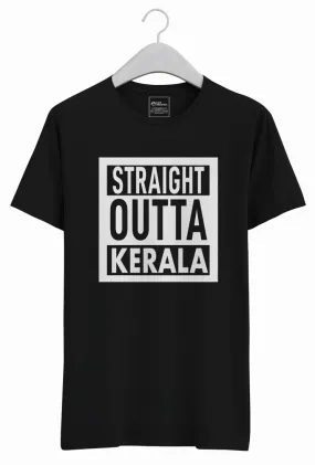 STRAIGHT OUTTA KERALA Unisex T-shirt  for Men/Women | Glow in the Dark