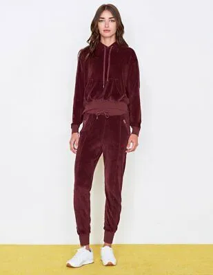 Sundry Velour Hoodie Sweater Cacao