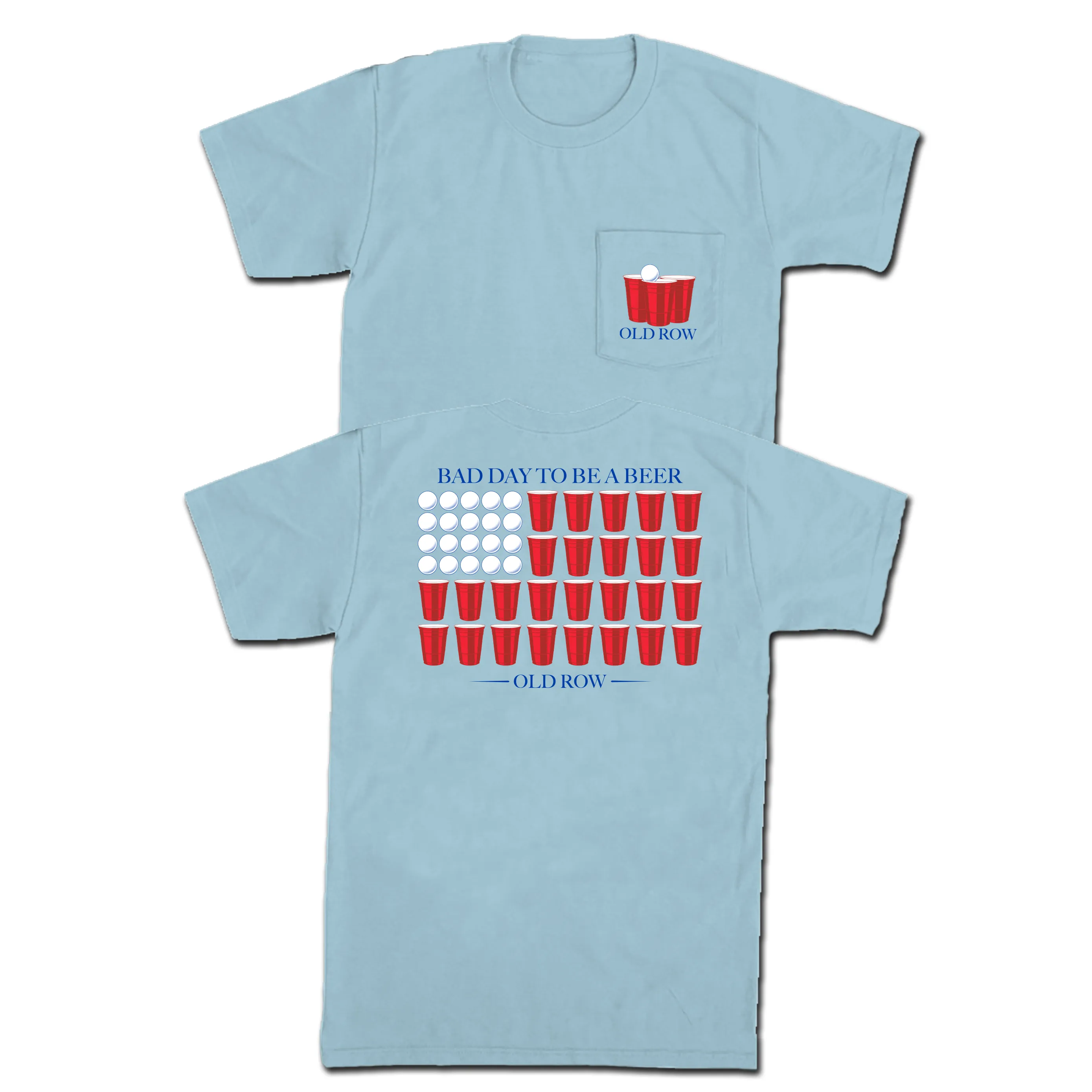 The BDTBAB Pong USA Pocket Tee