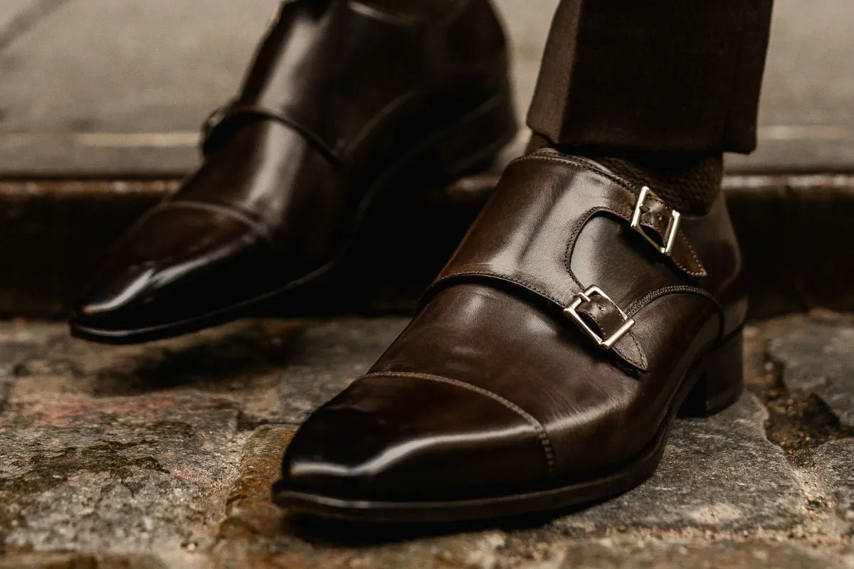 The Burton Double Monk Strap - Chocolate