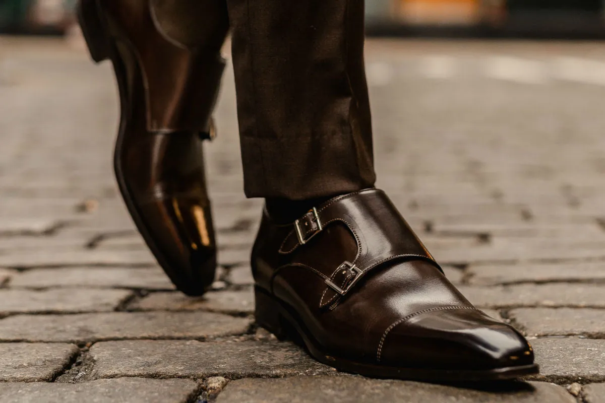 The Burton Double Monk Strap - Chocolate