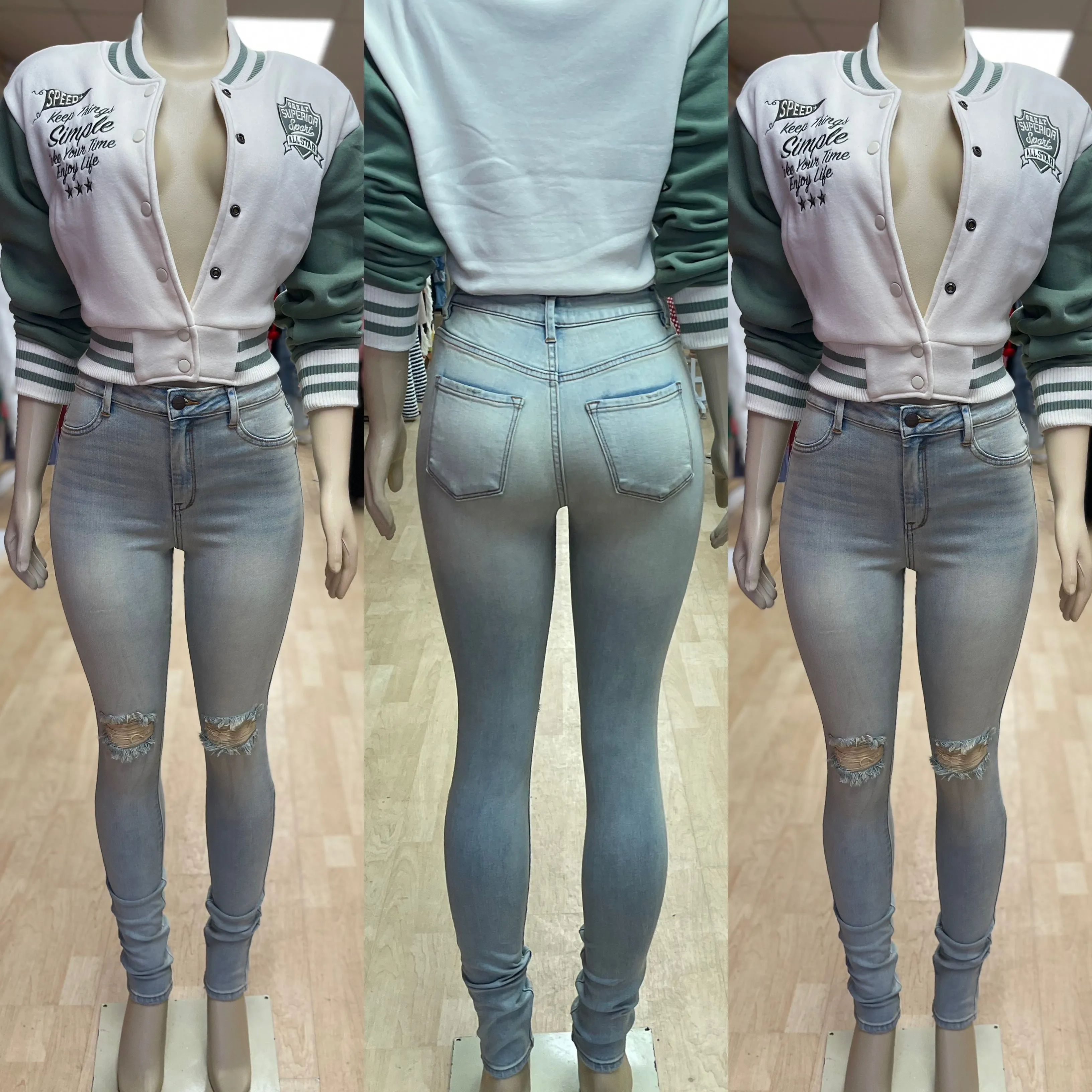 The Faded Out Knee View Jeans