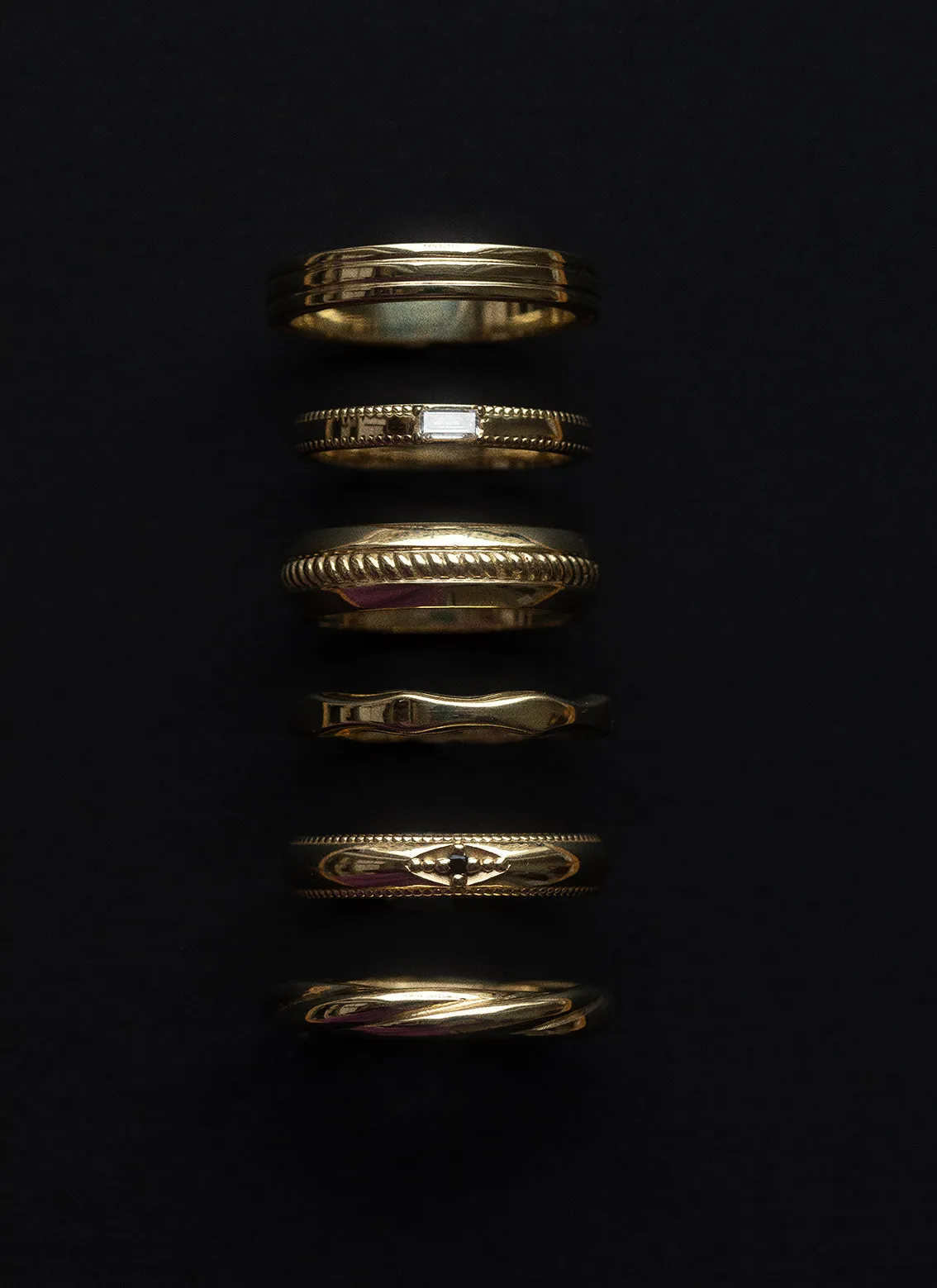 The gent fender ring 14k gold