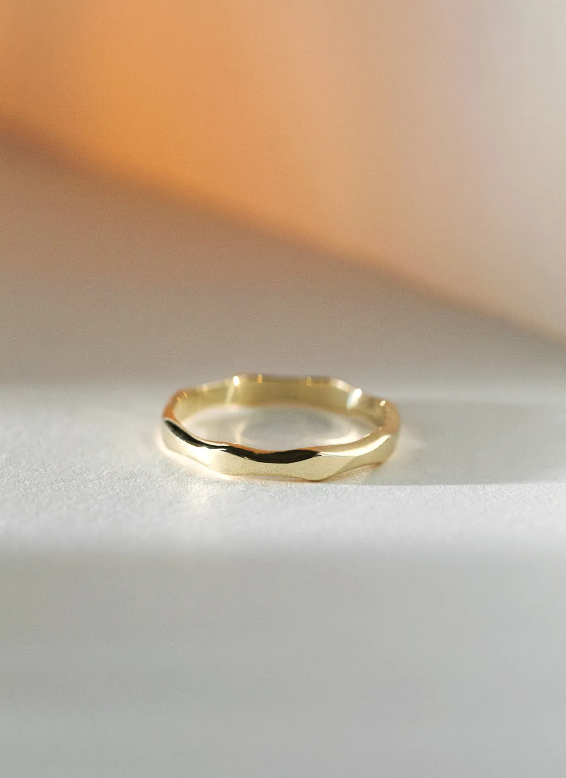 The gent fender ring 14k gold