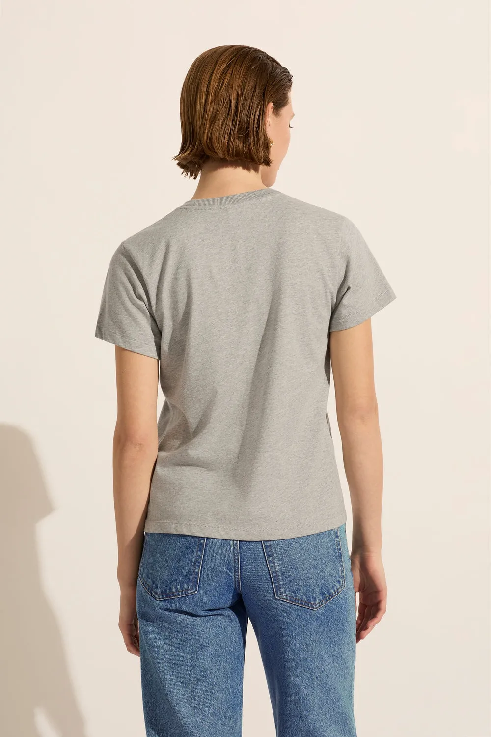 The Good Slim Tee - Grey Marle