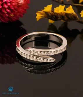 The Yinyang Silver Open Finger Ring