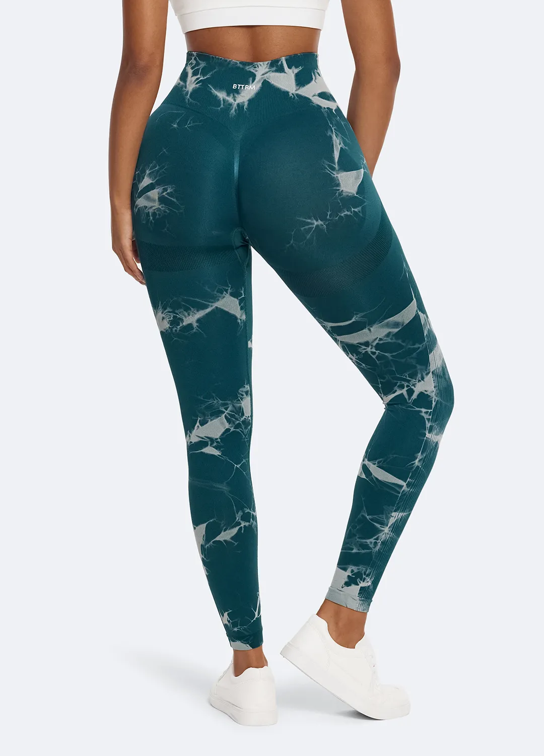 Tie Dye Leggings with Push-Up