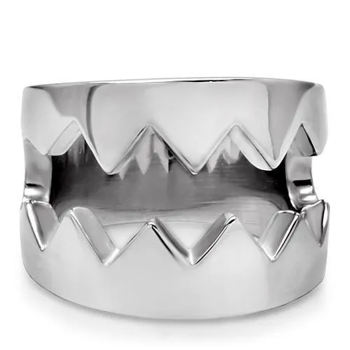 TK143 High polished (no plating) Stainless Steel Ring