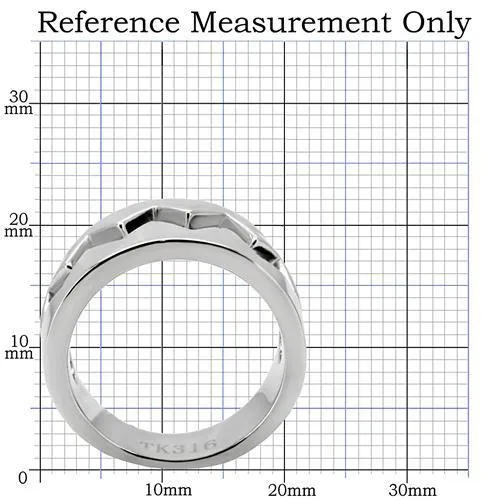 TK143 High polished (no plating) Stainless Steel Ring